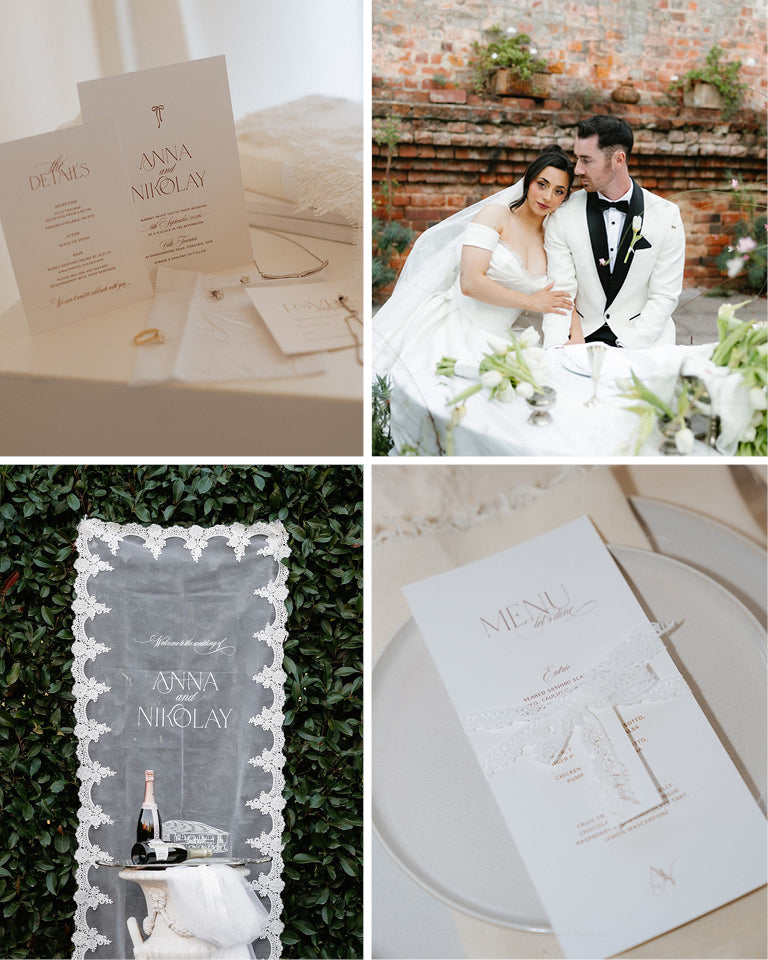 10 Minimalist Wedding Invitation & Signage Templates