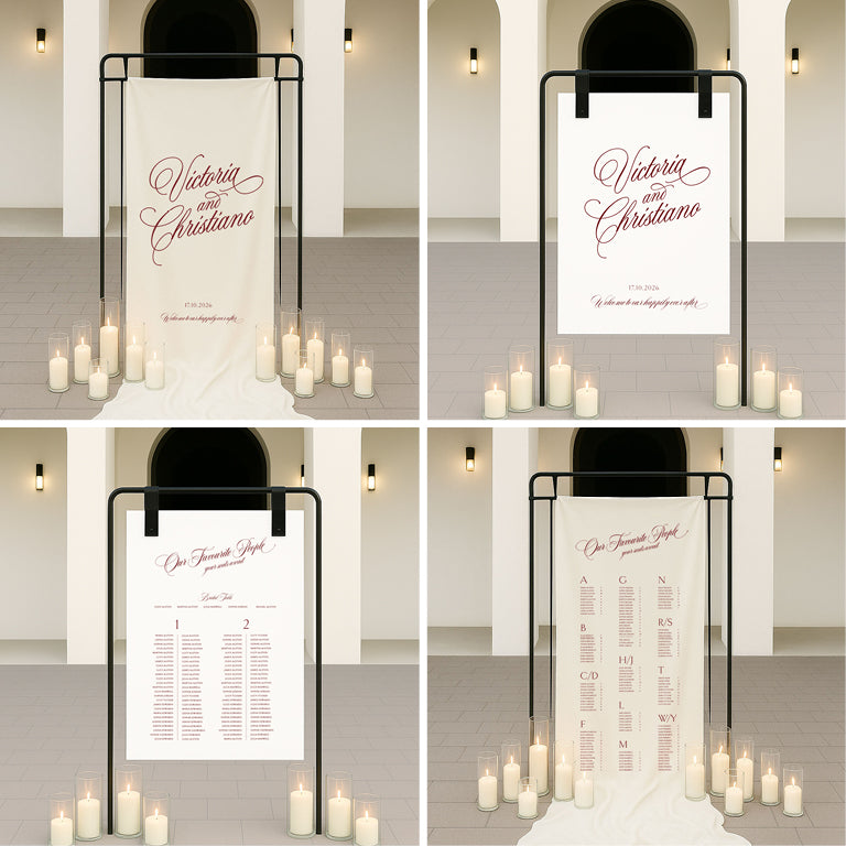 10 Timeless Wedding Invitation & Signage Templates