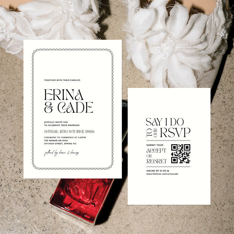 elegant wedding invitations