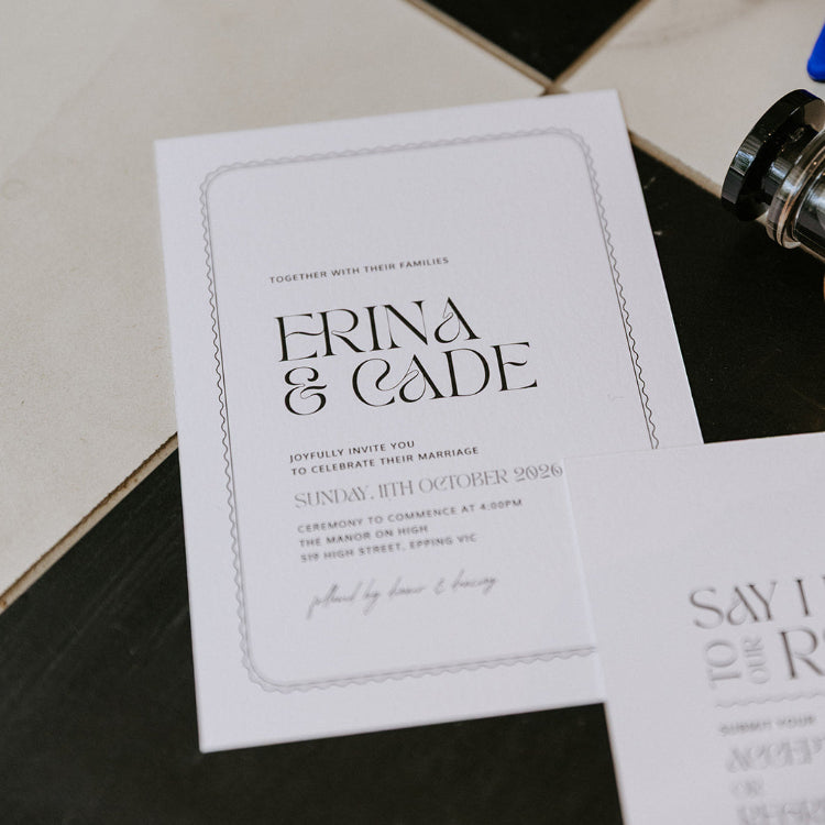 modern wedding invitations