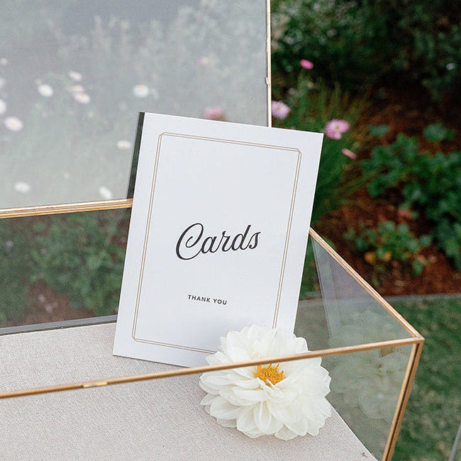 Estelle - Wedding Cards & Gifts Sign