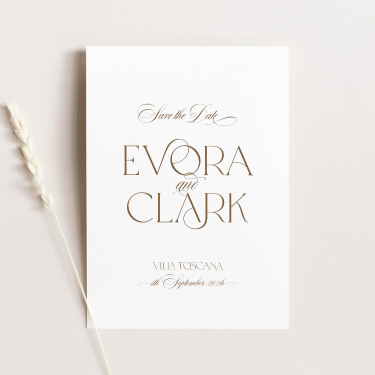 Evora - Save the Date Cards