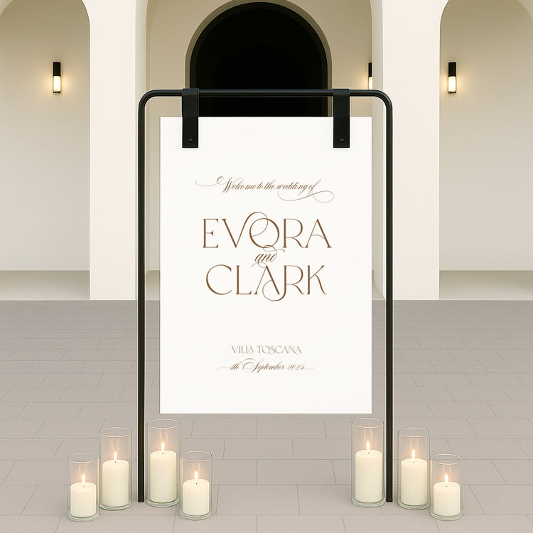 Evora - Wedding Signage Package