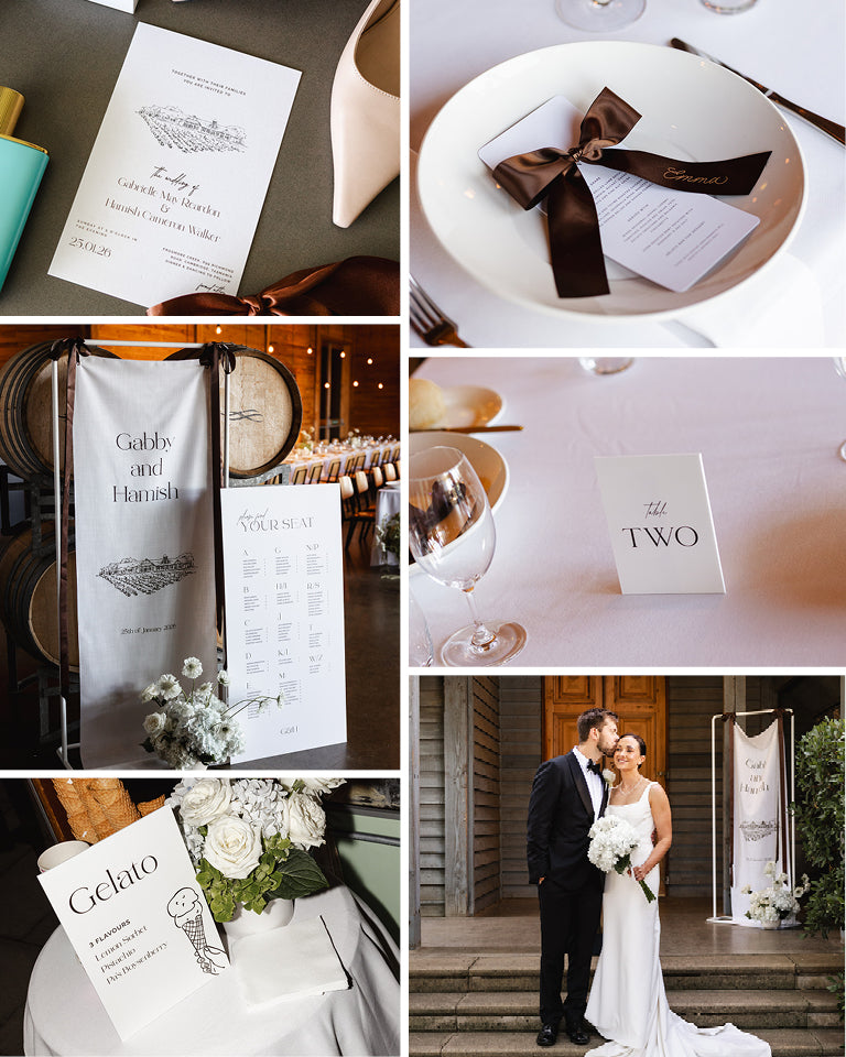 10 Simple Wedding Invitation & Signage Templates