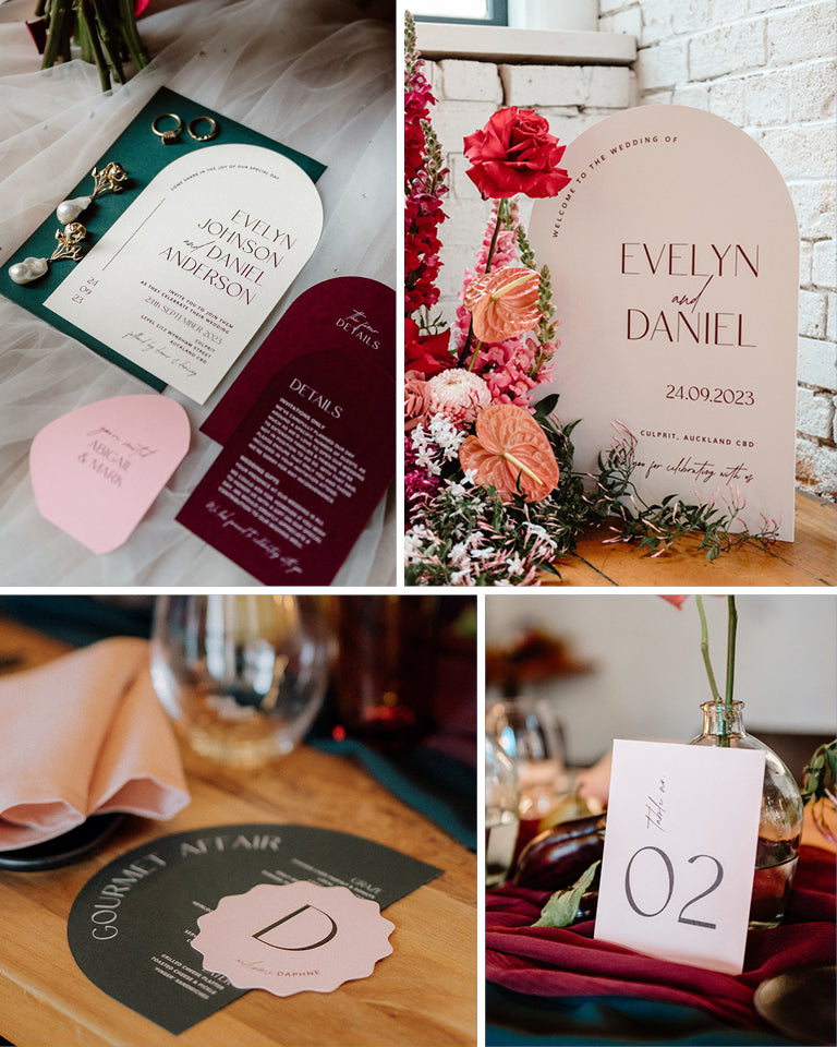 10 Minimal Wedding Invitation & Signage Templates