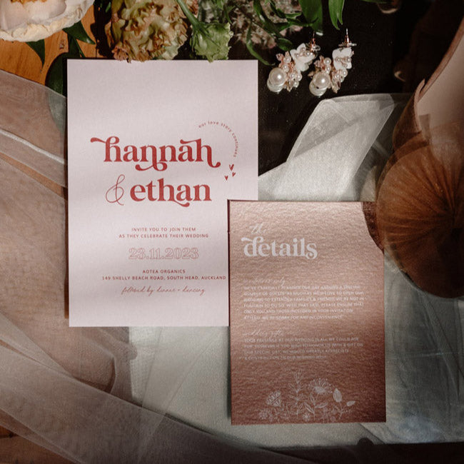 Hannah - Wedding Invitation