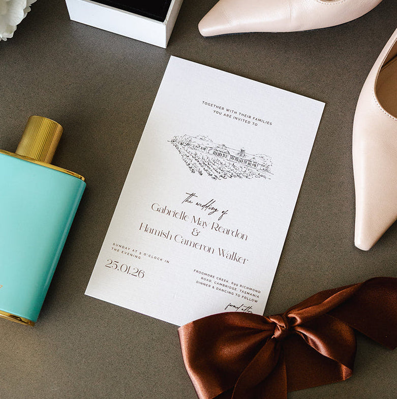 Simple Elegant Wedding Invitations
