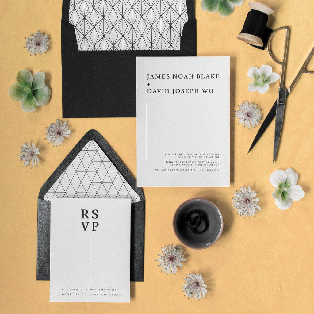 Elegant Wedding Invitation Suite