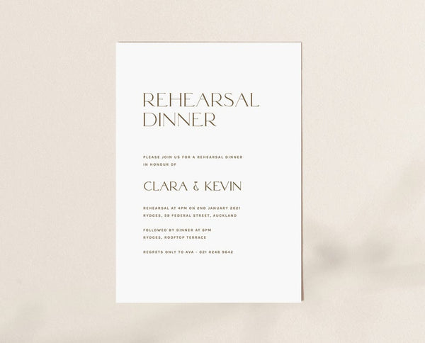blank dinner invitation template