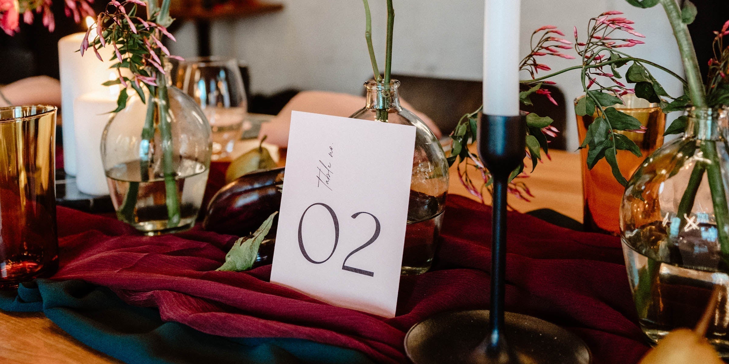 wedding table numbers