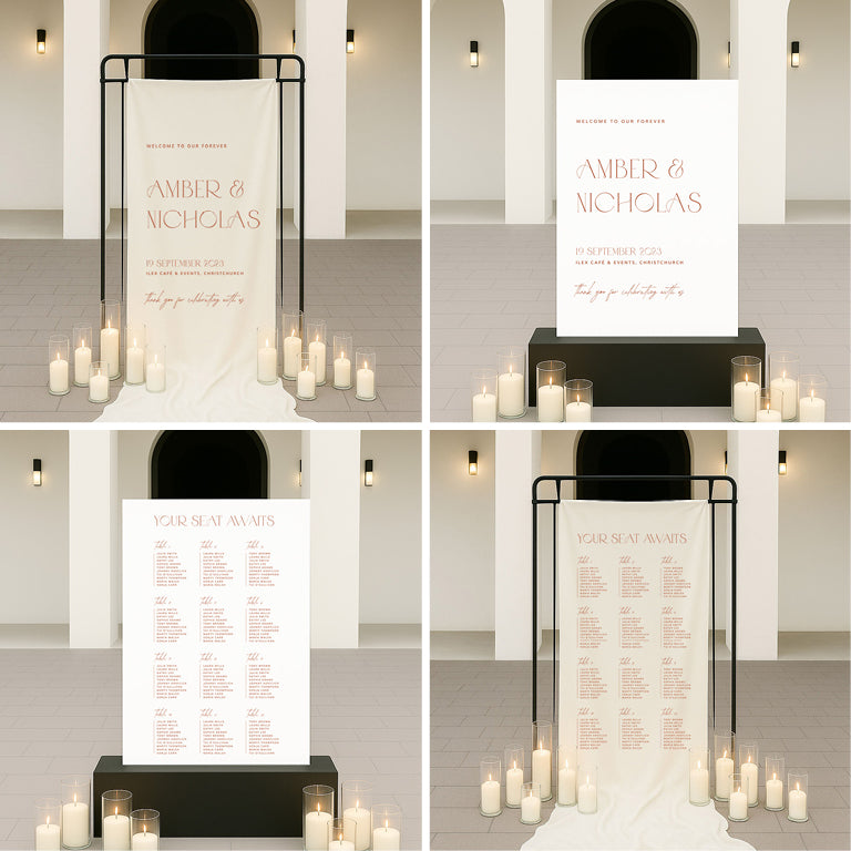 10 Chic Wedding Invitation & Signage Templates