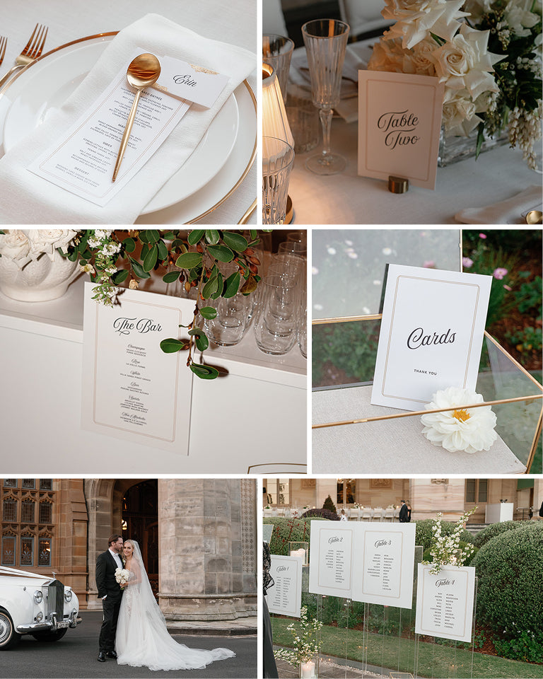 10 Elegant Wedding Invitation & Signage Templates