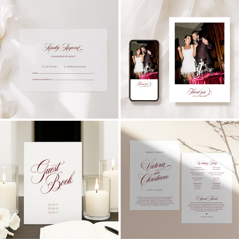 14 Timeless Wedding Invitation & Signage Templates