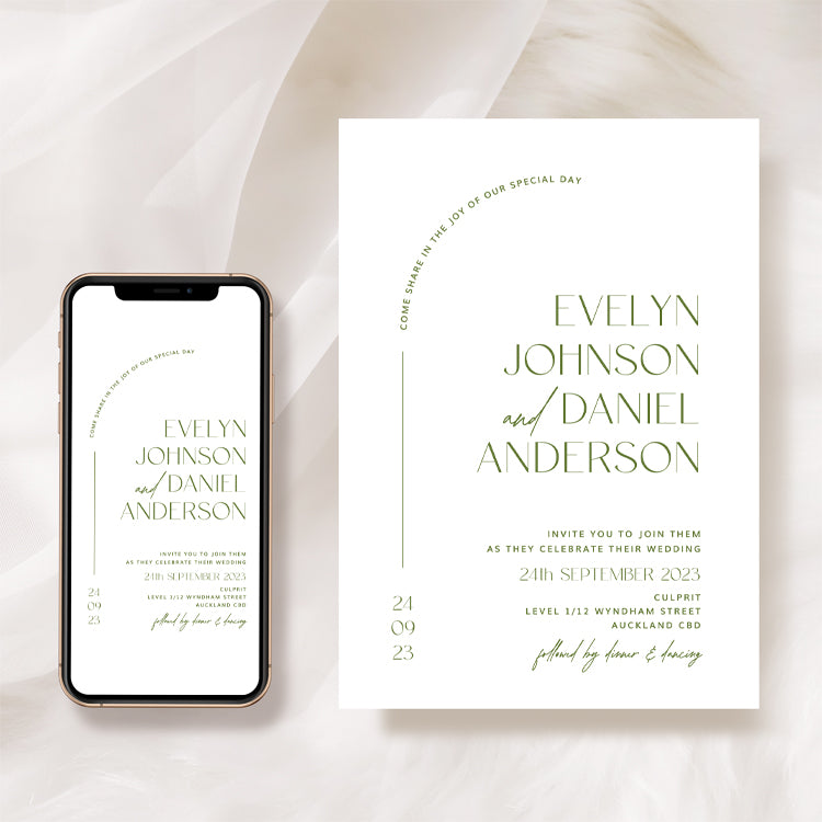 modern wedding invitation templates