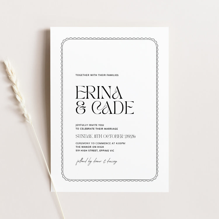 elegant wedding invitations