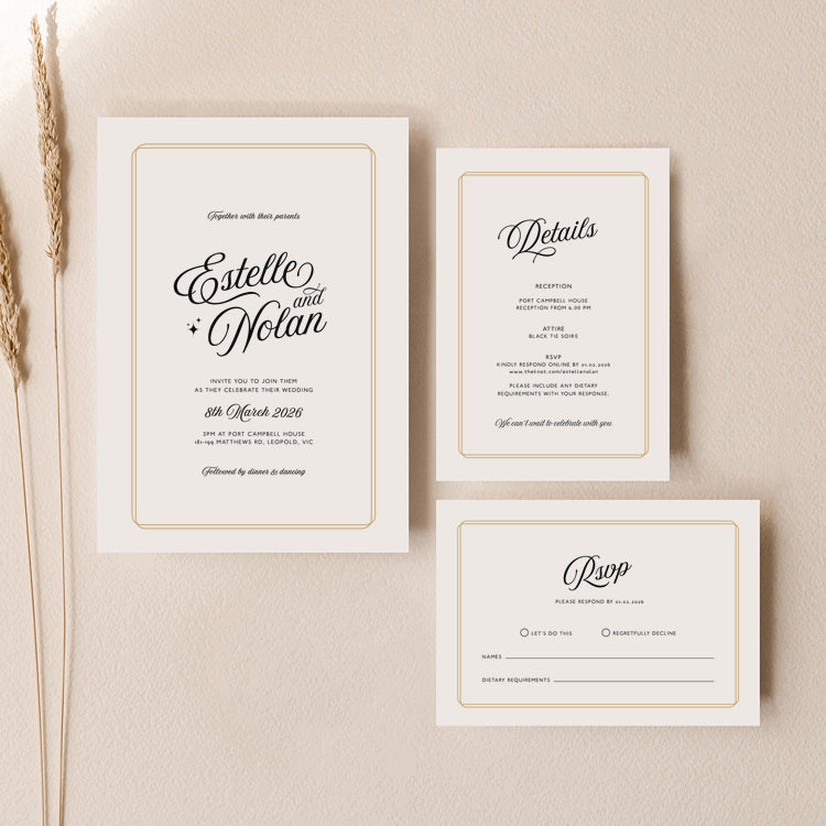 Estelle - Wedding Invitation Suite