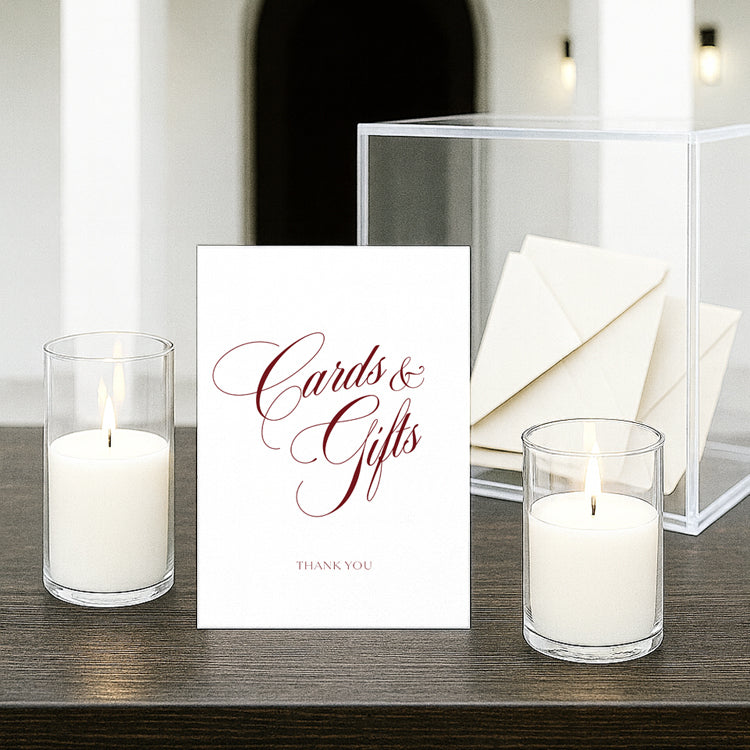 Victoria - Wedding Cards & Gifts Sign