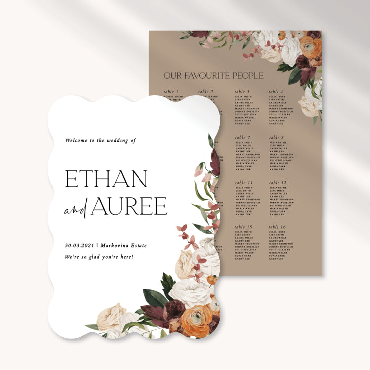 Auree - Wedding Signage Package