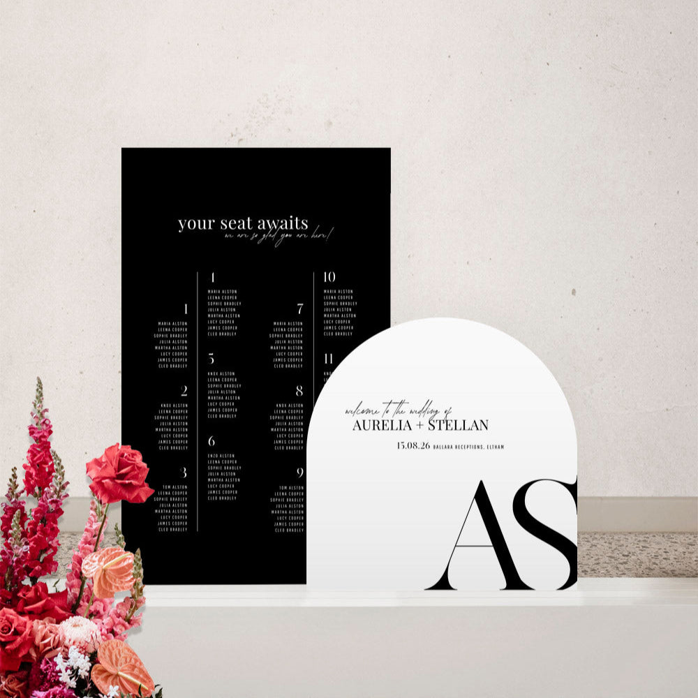 Aurelia - Wedding Signage Package