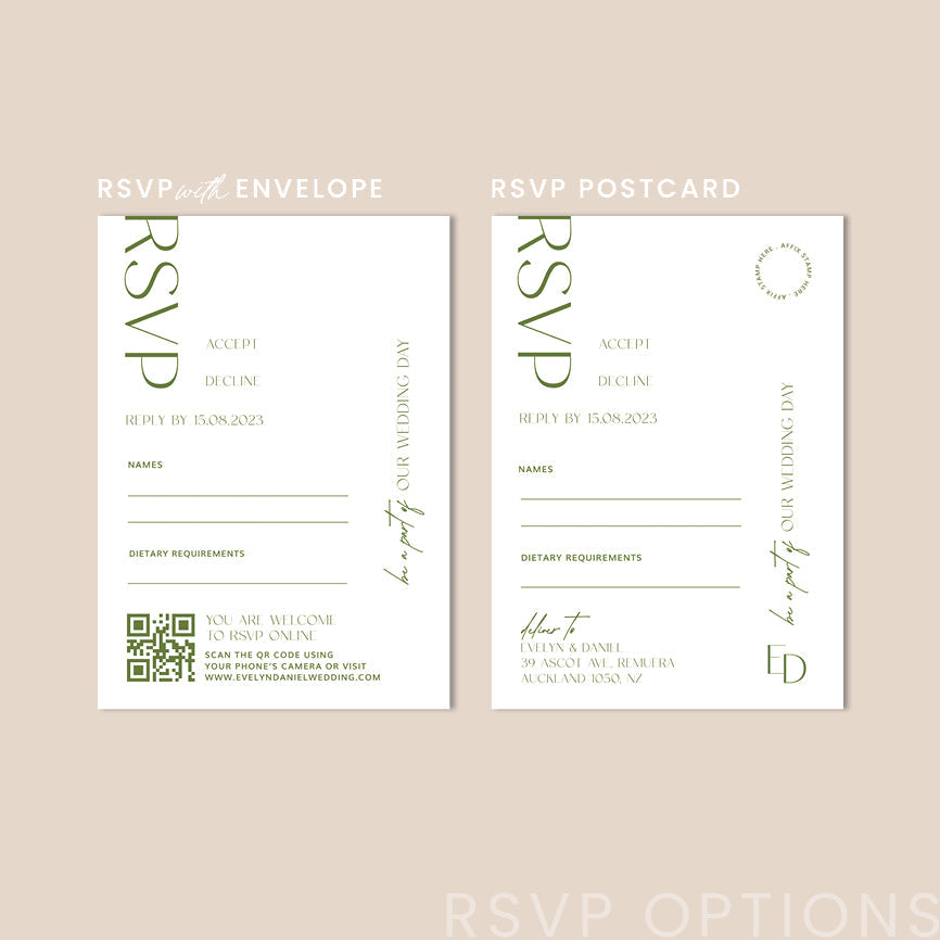 Autumn Wedding Invitation Set