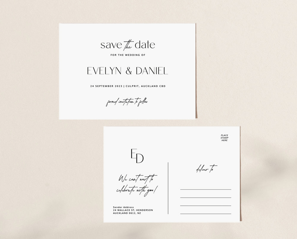 Autumn Wedding Invitation Suite