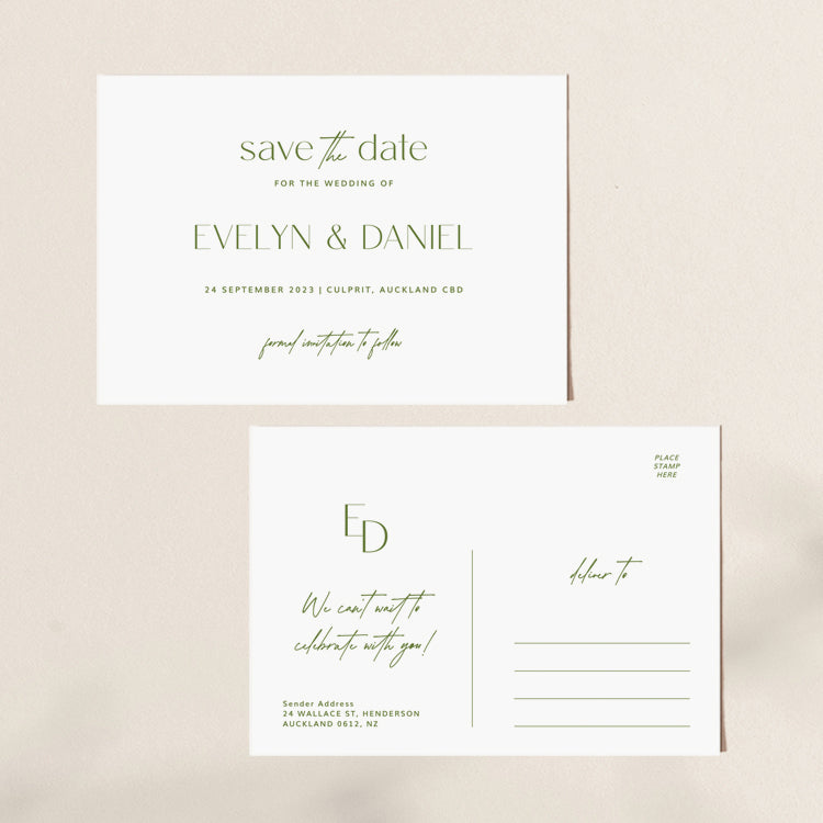 Autumn Wedding Invitation Suite