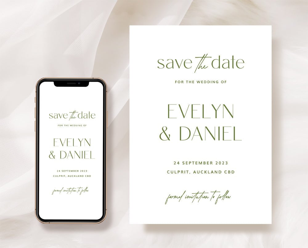 Autumn Wedding Save The Dates