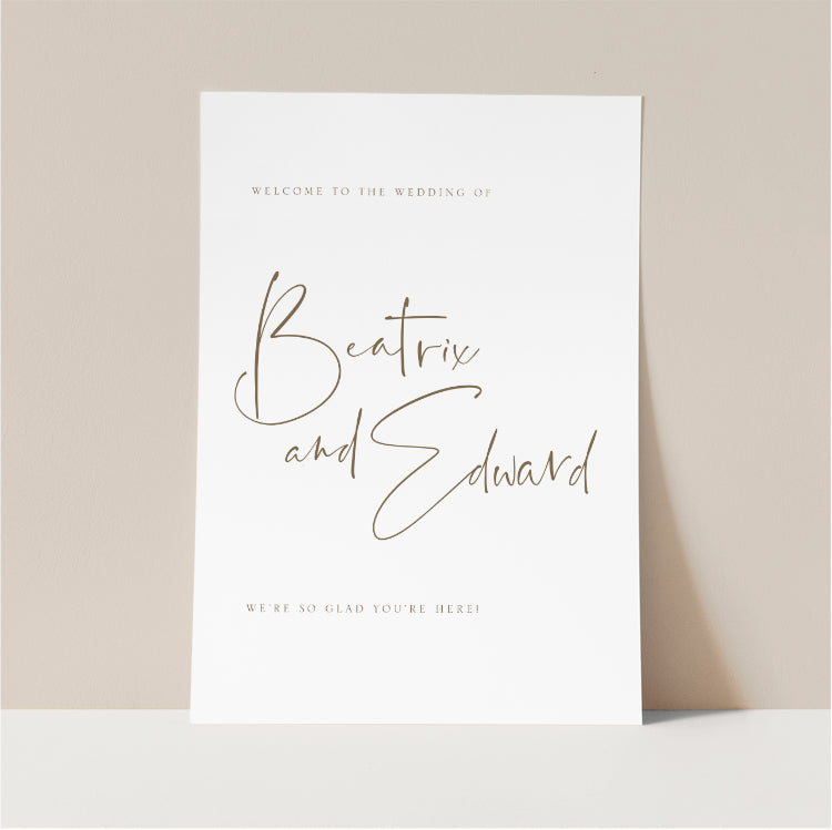 Beatrix - Wedding Signage Package