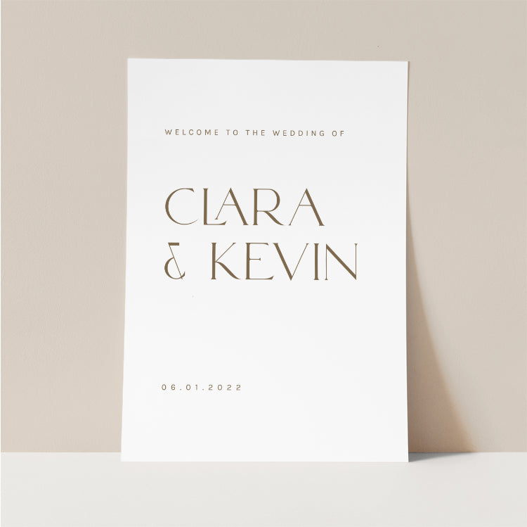 Clara - Wedding Signage Package