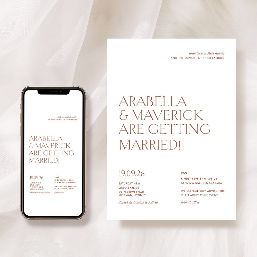 Classic Wedding Invites