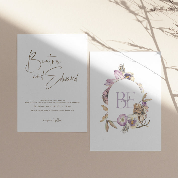 Simple Wedding Invites