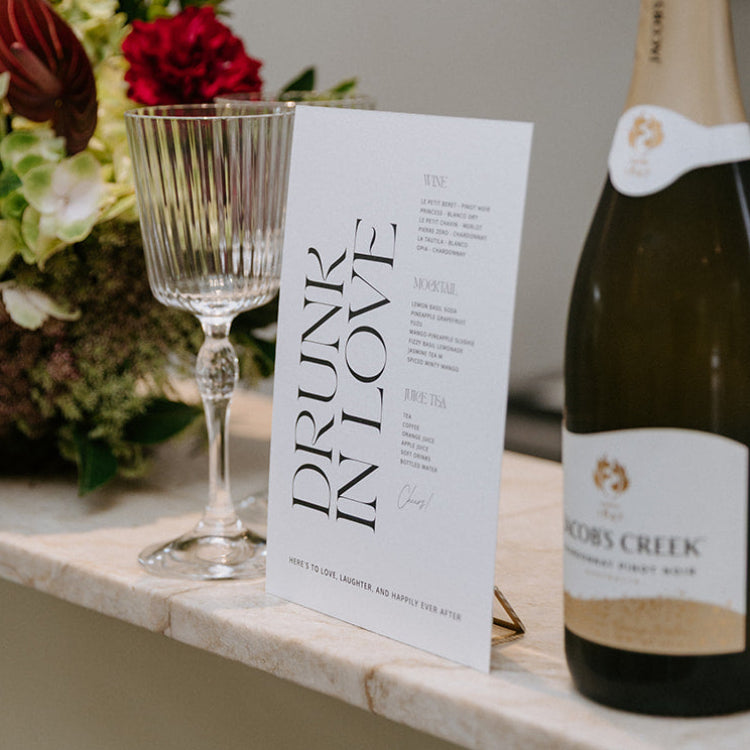 Erina - Wedding Bar Sign