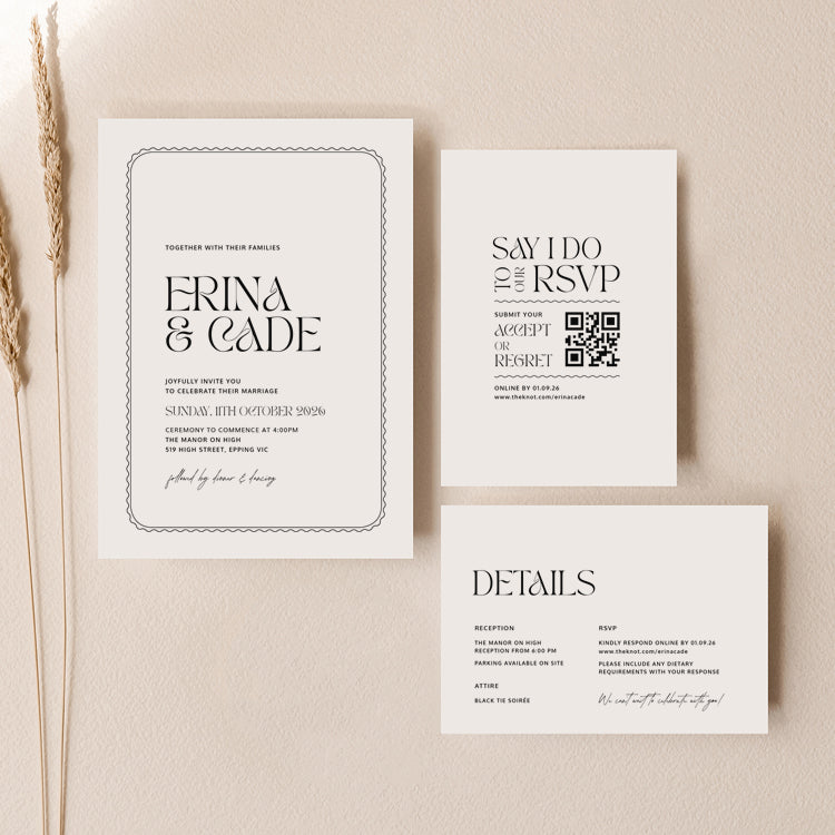 Erina - Wedding Invitation Suite