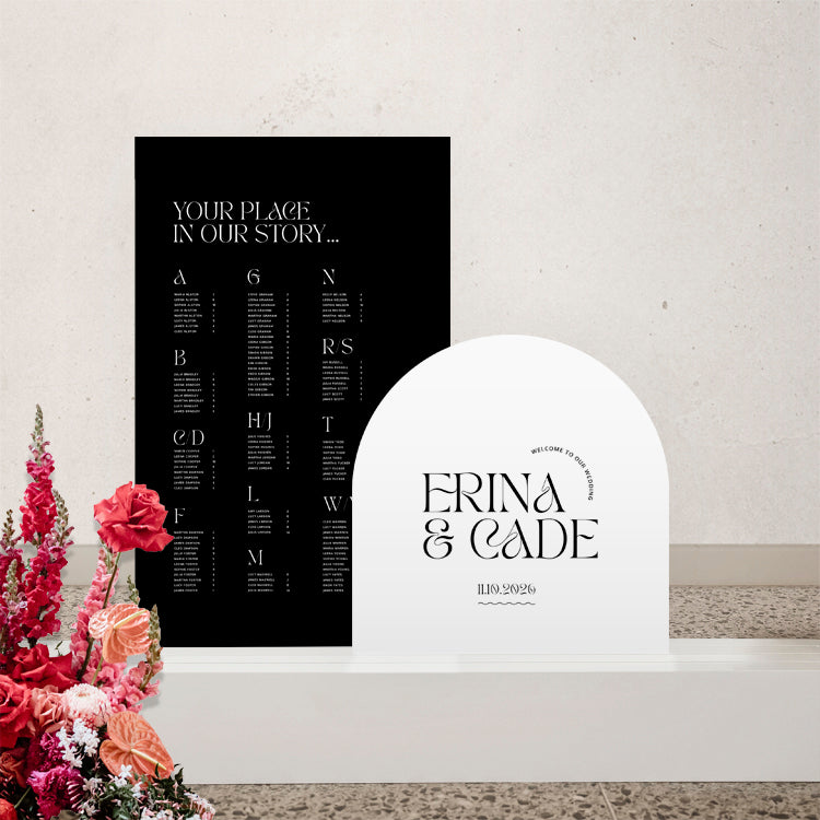 Erina - Wedding Signage Package
