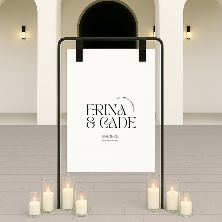 Erina - Wedding Welcome Sign