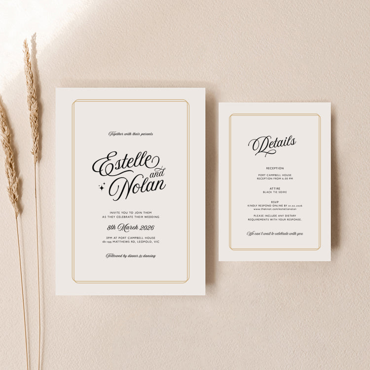 Estelle - Wedding Invitation Set
