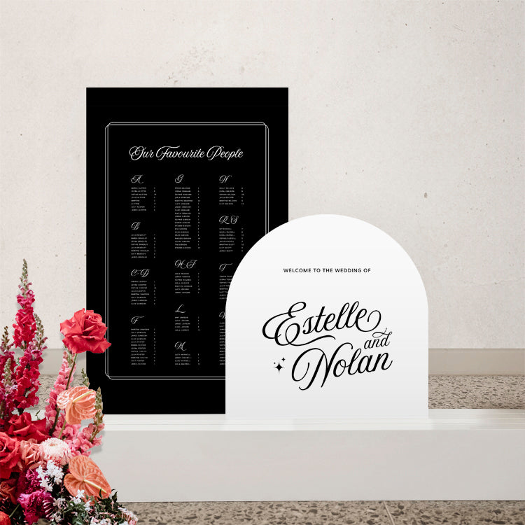Estelle - Wedding Signage Package