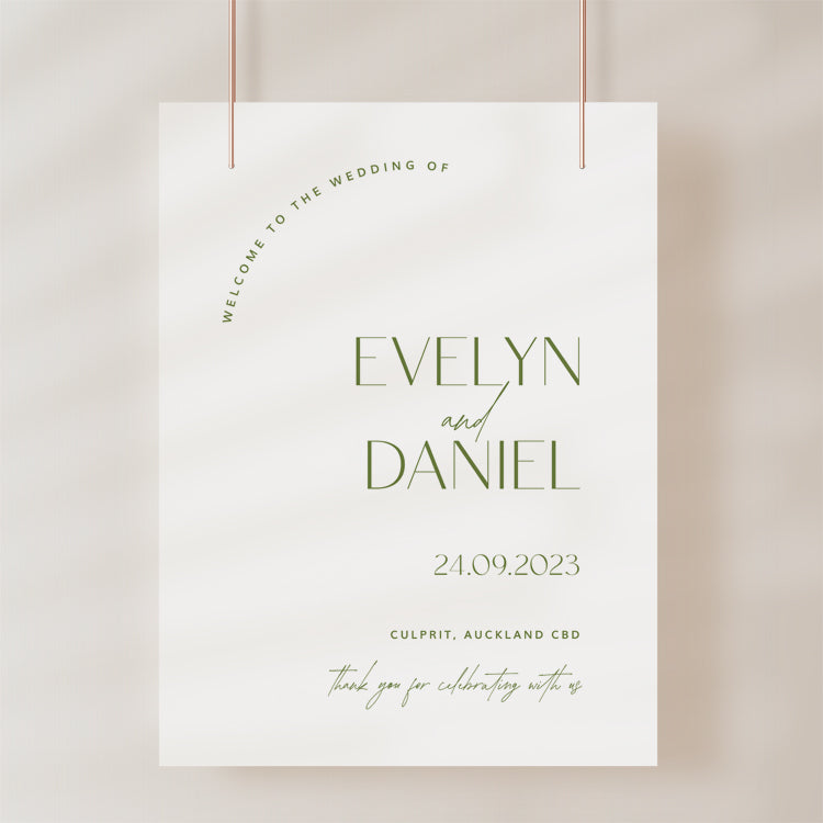 Evelyn - Wedding Signage Package