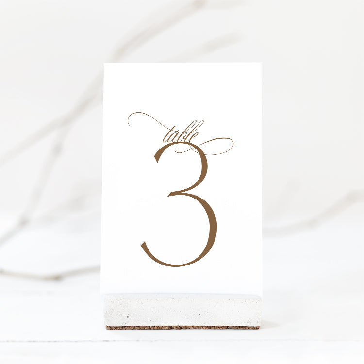 Evora - Table Number Set