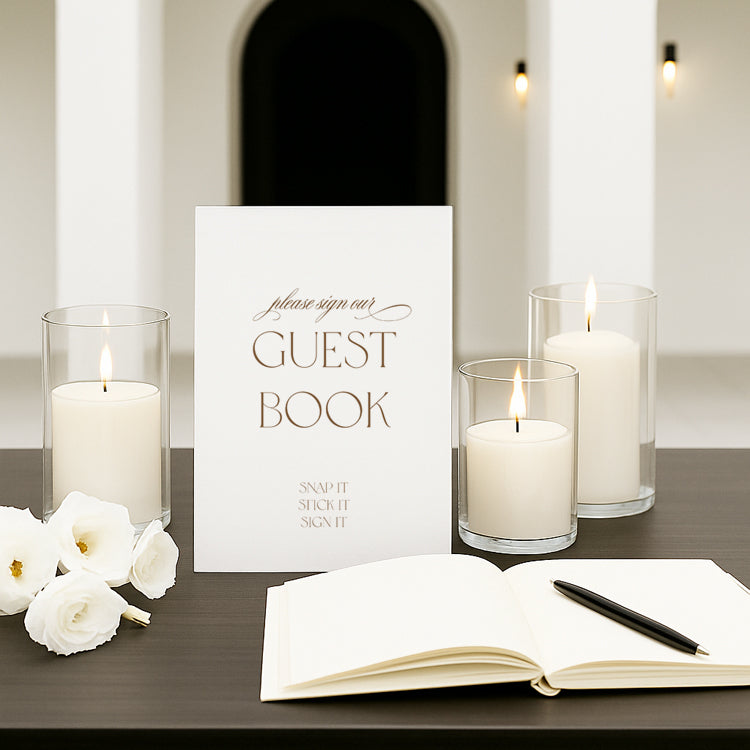 Evora - Wedding Guest Book Sign