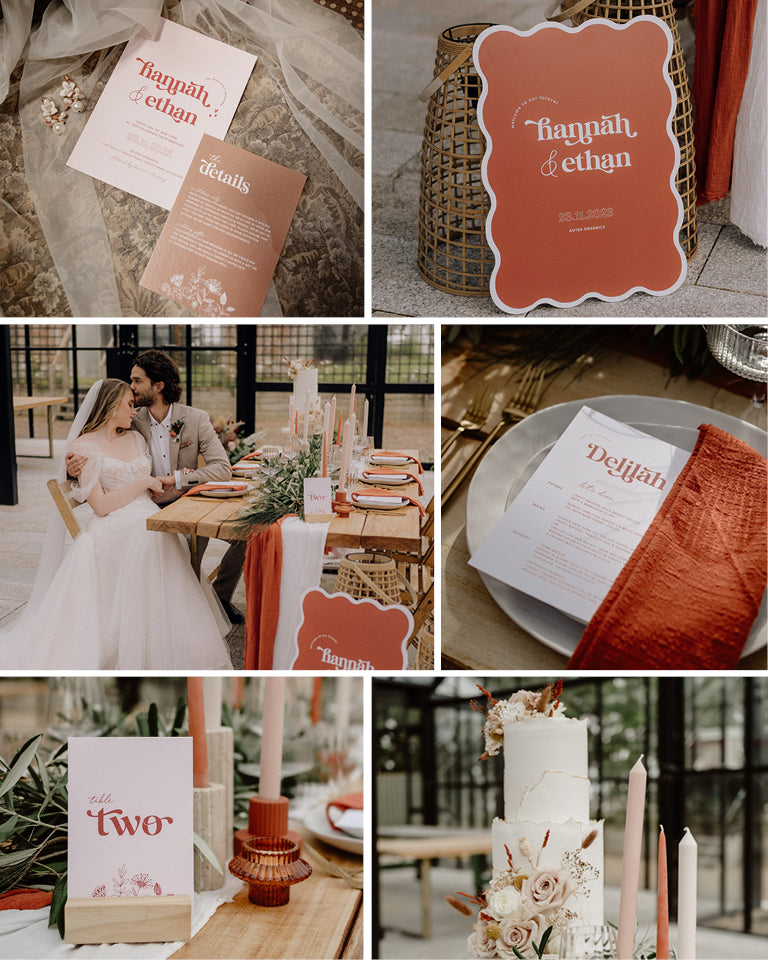10 Retro Wedding Invitation & Signage Templates