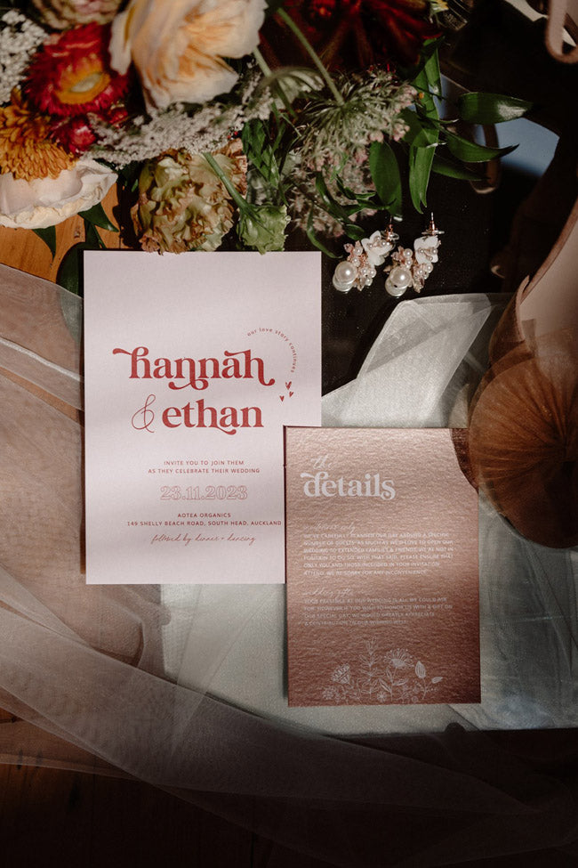 Hannah - Wedding Invitation