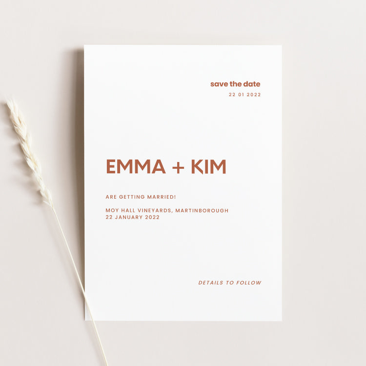 Kim - Save the Dates