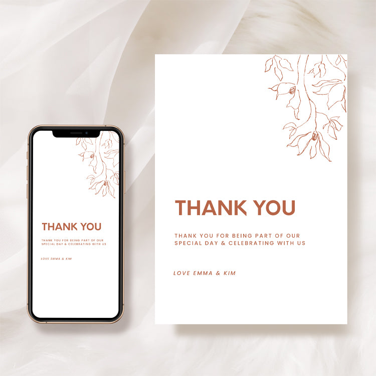 Minimal Wedding Invitation Suite