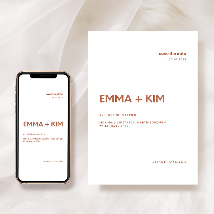 Minimal Wedding Invitation Suite