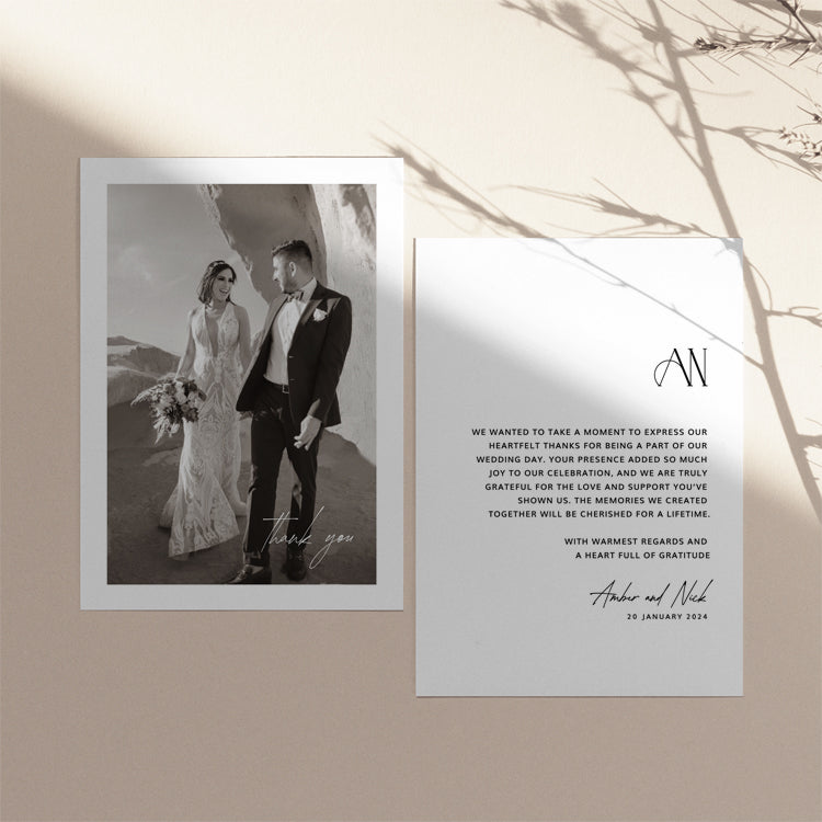 Modern Rustic Wedding Invitation Suite