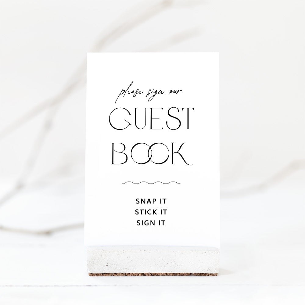 guest book sign
