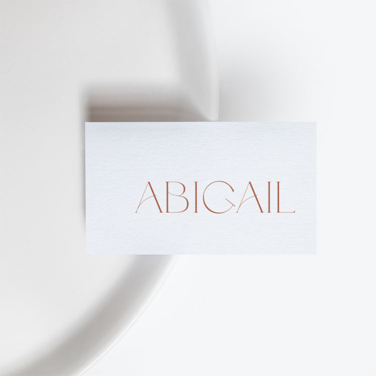 modern wedding place cards