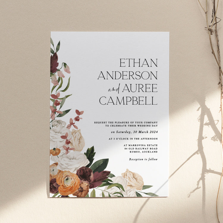 Rustic Wedding Invites