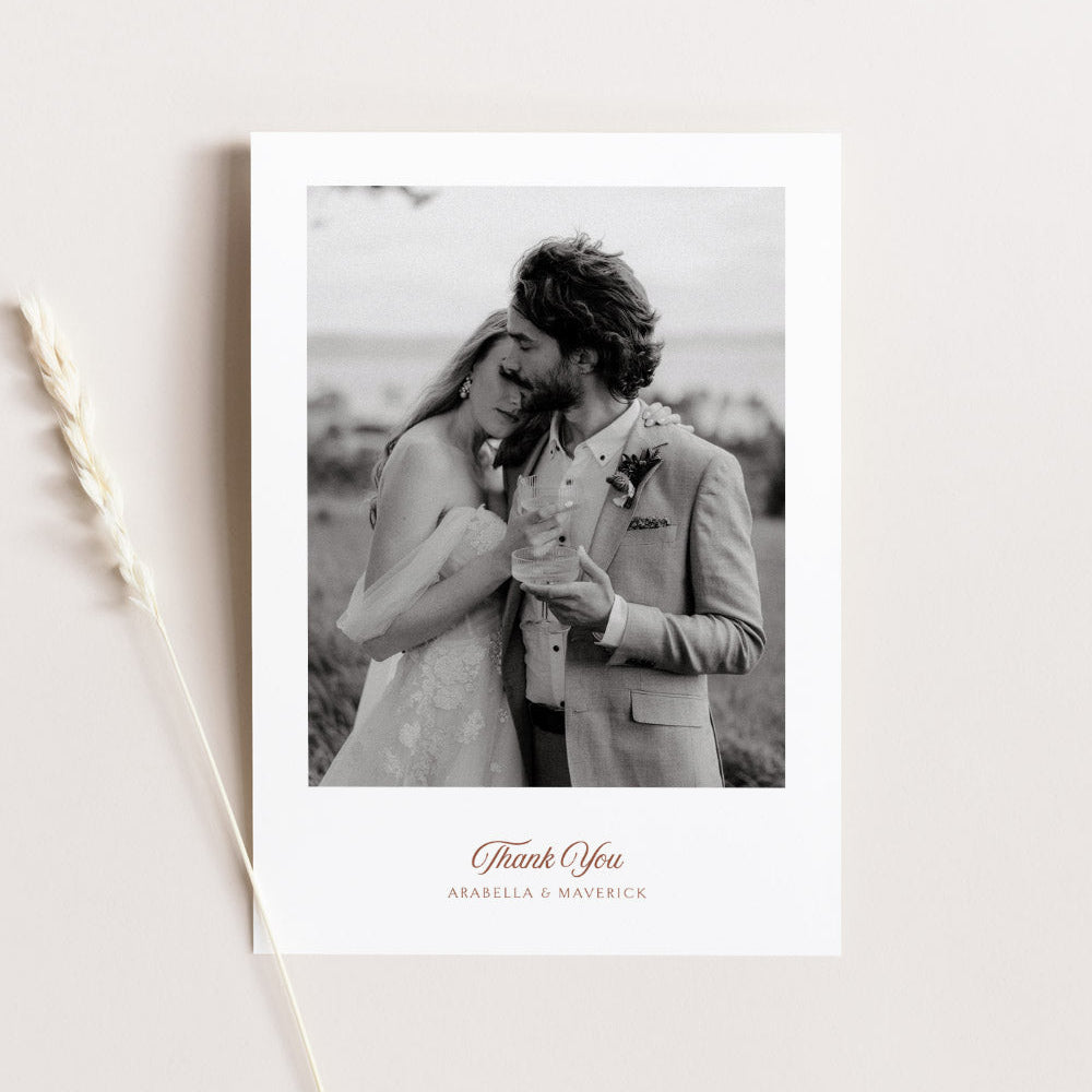 Thank You Card for Weddings